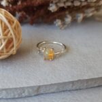 Opal Taşlı El Yapımı Minimalist 925 Ayar Gümüş Yüzük